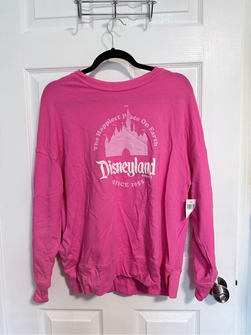 Disneyland Pink Graphic Sweatshirt